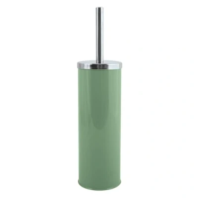 Afbeelding van MSV Toiletborstel in houder/wc borstel metaal groen 38 cm Toiletborstels