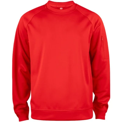 Afbeelding van Clique Basic Active Roundneck 021010 Rood XXL