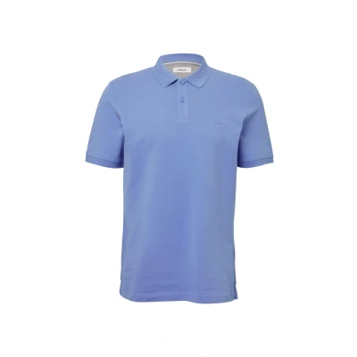 Afbeelding van s.Oliver Poloshirt, Heren, Maat: Large, Himmelblau