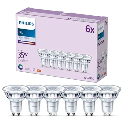 Afbeelding van Philips LED Spot 35 W GU10 Koelwit licht 6 stuks
