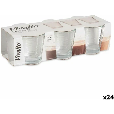 Afbeelding van Glazenset Transparant Glas (90 ml) (24 Stuks)