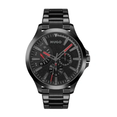 Afbeelding van HUGO 1530175 Analoog kwartshorloge voor heren, met roestvrijstalen armband
