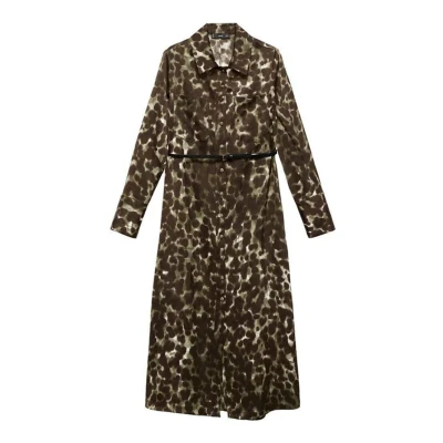 Afbeelding van Mango blousejurk bruin