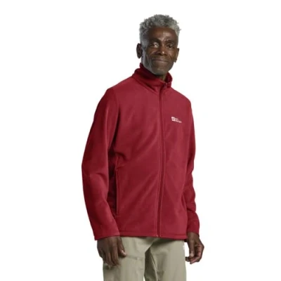 Afbeelding van Jack Wolfskin Taunus Fleecejas, Heren, Maat: 3XL, Red