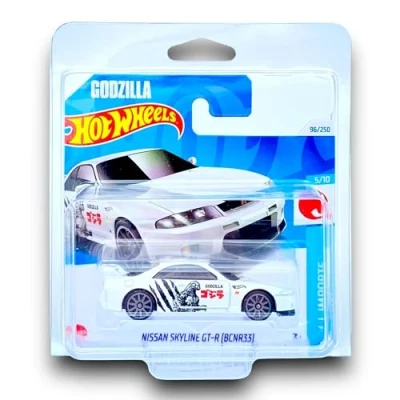 Afbeelding van Hot Wheels Nissan Skyline GT R [BCNR33] HW J Imports 5/10 HTC44 Korte Card Godzilla Mattel 2024 1:64