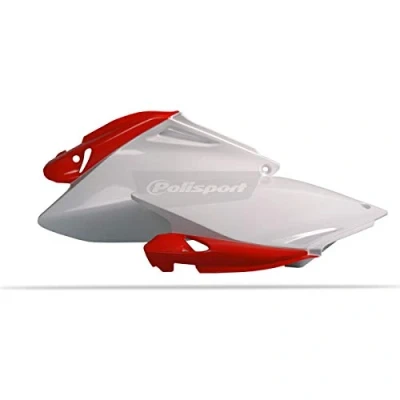 Afbeelding van Polisport Zijnummerplaten Honda CRF250R 2006 2009 Wit