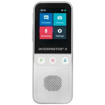 Afbeelding van Lexibook, Interpretor 3, Instant Sprekende Vertaler 137 Talen, Fotovertaal en Memo&#039;s, Pro Draagbare &amp; Reis Meertalige Vertaler, Koptelefoonaansluiting, Wi Fi Offline, NTL3000