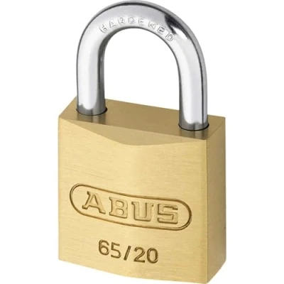 Afbeelding van ABUS Hangslot 20mm gelijksluitend KA6204 messing/beugel gehard staal