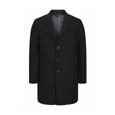 Afbeelding van JACK &amp; JONES Heren Jjeharrison Wool Coat Sn wollen jas, zwart, S