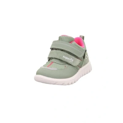 Afbeelding van Superfit SPORT7 MINI Unisex Sneakers laag voor kinderen, Maat: 22, Hellgrün/pink Leer en textiel