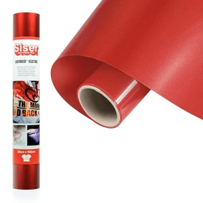 Afbeelding van Siser® Vinyl transferfolie, rood, 100 x 30 cm