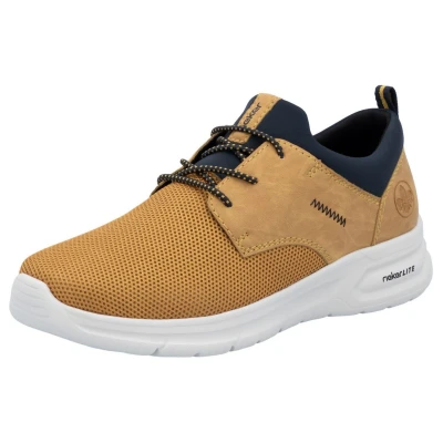 Afbeelding van Rieker B7371 Sneakers voor heren, geel, 40 EU