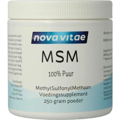 Afbeelding van Nova Vitae Msm Poeder, 250 gram