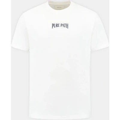 Afbeelding van Pure Path Tshirt Sutherland Observatory Backprint Gebroken wit S