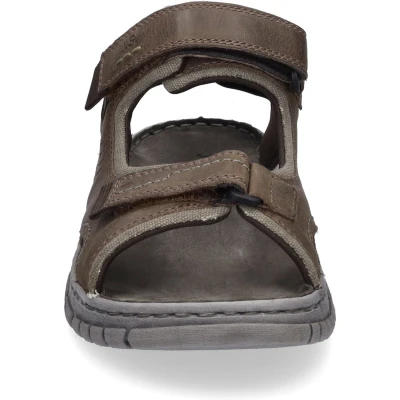 Afbeelding van Josef Seibel Brendan Outdoorsandalen, Heren, Maat: 48, Brown combi te Leer en textiel