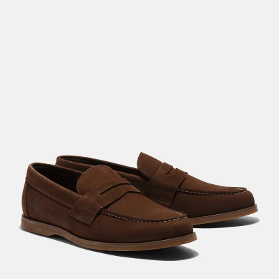 Afbeelding van Timberland Classic BOAT Mocassins, Heren, Maat: 40, Cocoa Nubukleer