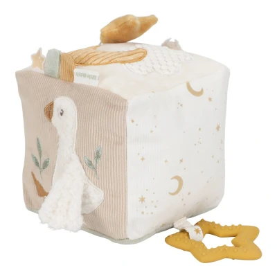 Afbeelding van Little Dutch activiteitenkubus newborn naturals