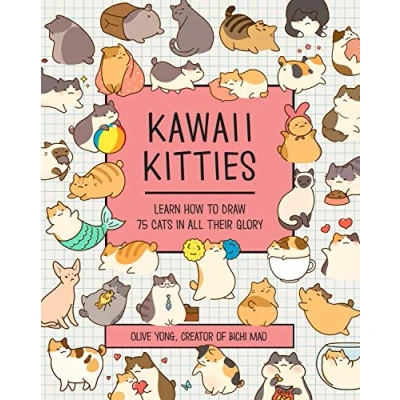Afbeelding van Kawaii Kitties: Learn How to Draw 75 Cats in All Their Glory (Volume 6)