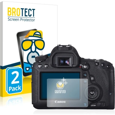 Afbeelding van BROTECT (2 Stuks) Antireflecterende Beschermfolie voor Canon EOS 6D Anti Glare Screen Protector, Mat, Ontspiegelend