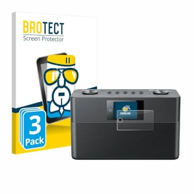 Afbeelding van BROTECT Screenprotector voor Kenwood Smart Radio CR ST100S B Folie Beschermfolie Beschermglas transparant (3 Stuks)