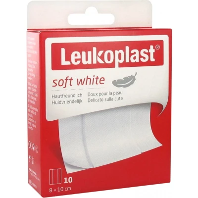 Afbeelding van Leukoplast Soft White 8 X 10cm, 10 stuks