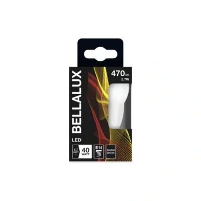 Afbeelding van BELLALUX LED lamp Lampvoet: E14 Warm wit 2700 K 5 W mat CLP [Energie efficiëntieklasse A+]