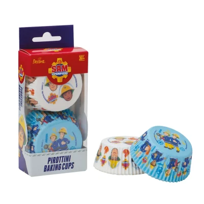 Afbeelding van Cupcake Cups Brandweerman Sam #3 Ø50x32(h)mm 36 stuks