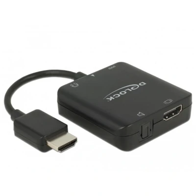 Afbeelding van HDMI audio omvormer HDMI, AUX, Optisch. Delock