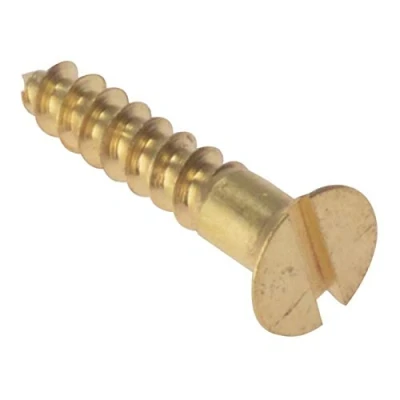 Afbeelding van ForgeFix Houtschroeven Massief Messing 3/4&quot; x 4 Verzonken Doos 200