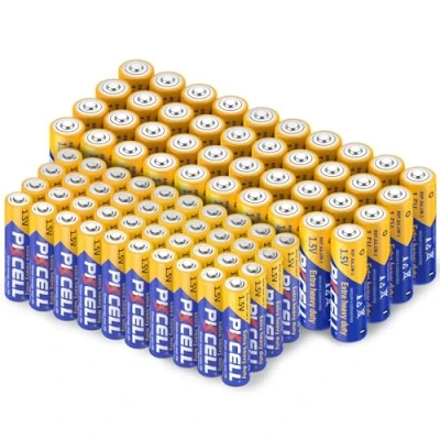 Afbeelding van 40 stuks AA batterijen, R6P + AAA, R03P, 1,5 V carbon PKCELL