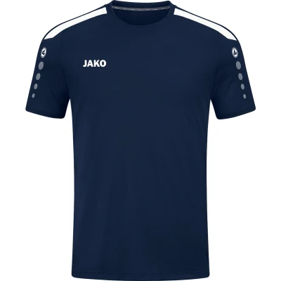 Afbeelding van JAKO Trikot Power Unisex Sport Tshirt voor kinderen, Maat: 128, Marine
