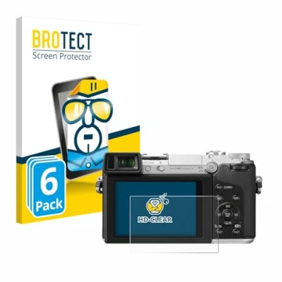Afbeelding van BROTECT Screenprotector voor Panasonic Lumix DMC GX7 Folie Beschermfolie transparant (6 Stuks)