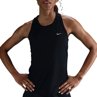 Afbeelding van Nike Performance Tempo TANK Top, Dames, Maat: Small, Black/reflective silver