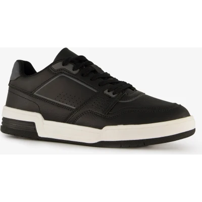 Afbeelding van Blue Box heren sneakers zwart Maat 44 Uitneembare zool