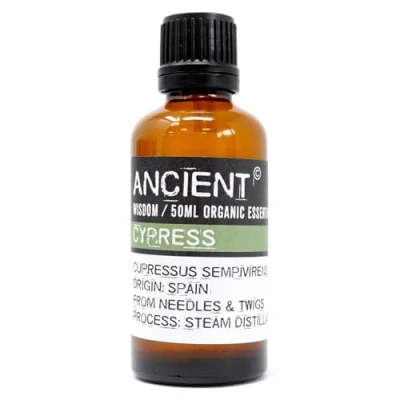 Afbeelding van Biologische Etherische Olie Cipres 50ml Essentiële Oliën Aromatherapie
