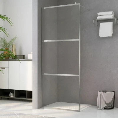 Afbeelding van Inloopdouchewand transparant 100x195 cm ESG glas