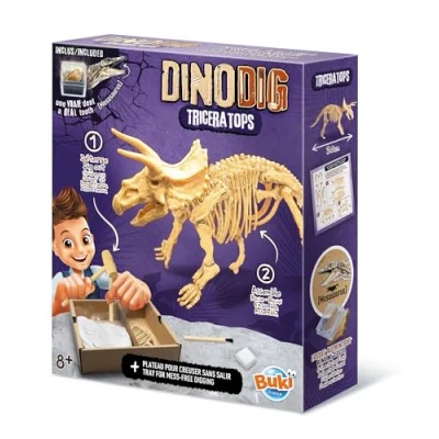 Afbeelding van Dino dig Triceratops Dinosaurus om op te graven, 20 cm