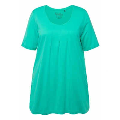 Afbeelding van Ulla Popken Tshirt basic, Dames, Maat: 42/44, Turquoise green
