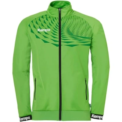 Afbeelding van Kempa Herren Wave 26 Poly jongens sport voetbal trainingssweatshirt sweatjack, groen (hoop groen/lagune), L