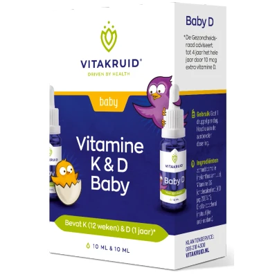 Afbeelding van Vitakruid Vitamine K &amp; D Baby 20ML
