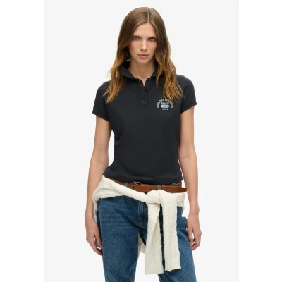 Afbeelding van Superdry Poloshirt, Dames, Maat: 38, Eclipse navy