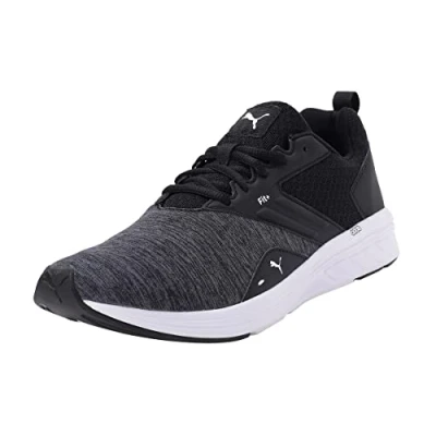 Afbeelding van Puma NRGY Comet Hardloopschoenen neutraal, Dames, Maat: 40.5, Black/white Kunststof/ textiel