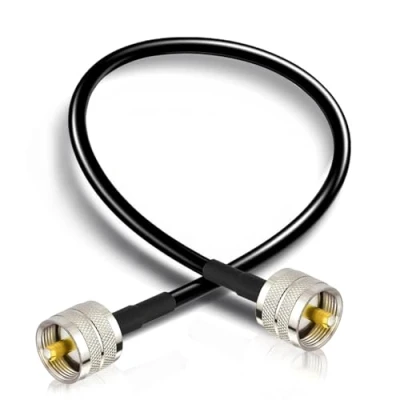 Afbeelding van BINGFU PL kabel UHF stekker 259 naar Low Loss Digital RG58 coaxkabel voor HAM &amp; CB radio, antenneanalysator, dummy load, SWR meter (30 cm)