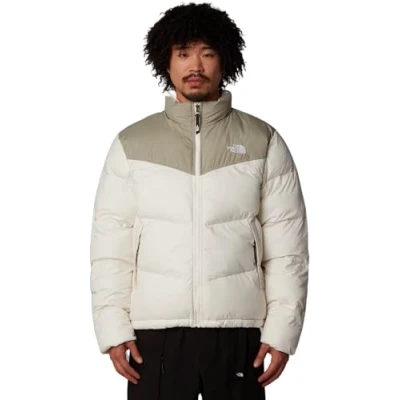 Afbeelding van THE NORTH FACE Heren Saikuru Jas, White Dune/Clay Grey, XL