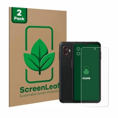 Afbeelding van ScreenLeaf Screenprotector voor Samsung Galaxy Xcover 6 Pro (Voor+Camera) Duurzame schermbescherming Folie Beschermfolie transparant (2 Stuks)