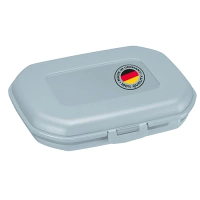 Afbeelding van Westmark lunchbox/snackbox, met kliksluiting, hoogte: ca. 3,7 cm, kunststof, Mini, blauw, 2351227B