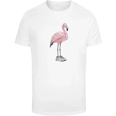 Afbeelding van Mister Tee Flamingo Baller Tshirt print, Heren, Maat: 5XL, White