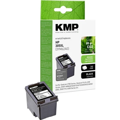 Afbeelding van KMP Inktcartridge vervangt HP 305XL, 3YM62AE Compatibel Zwart H96BX 1772,4001