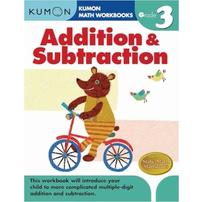 Afbeelding van Grade 3 Addition &amp; Subtraction (Kumon Math Workbooks)
