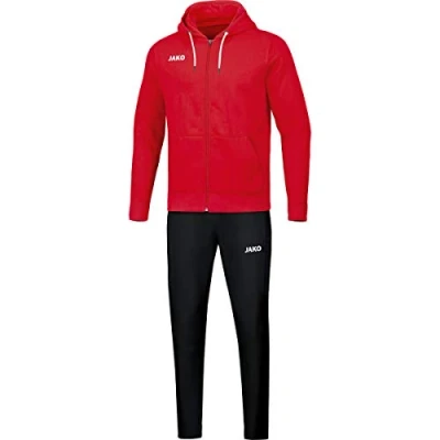 Afbeelding van JAKO Basis Joggingpak Met Capuchon, Uniseks Volwassene, Rood, 3XL